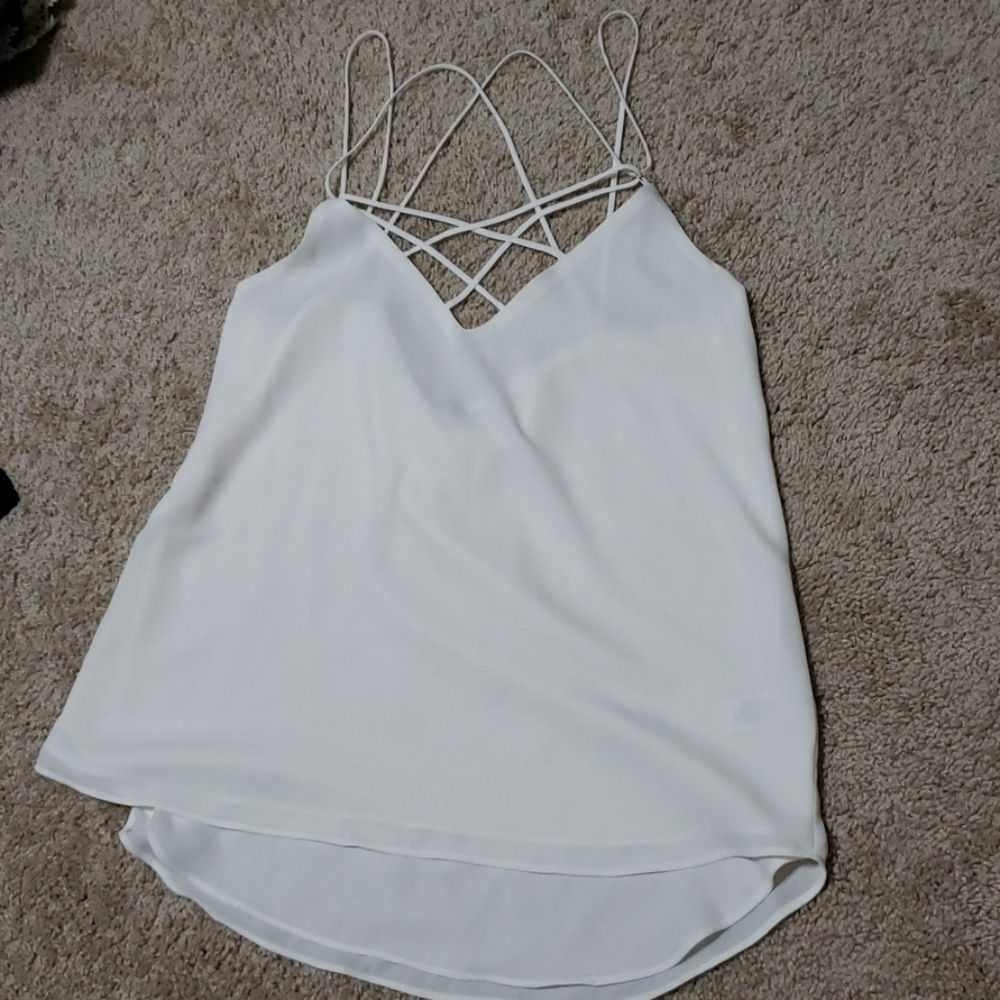 Strappy Ivory Cami, NWT from Express SZ XS